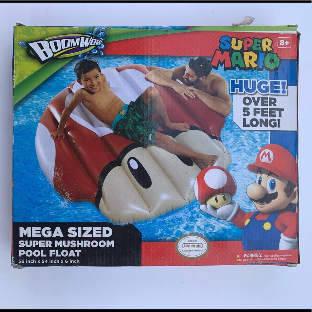 Boom Wow Super Mario Mushroom Float